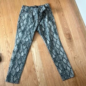 Express Snakeskin Leggings
